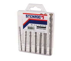 STENROC - Brickstone Steenboor Set  4-5-6-7-8 -9-10mm (Ex Ir 10501893)