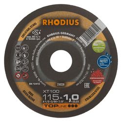 RHODIUS - Extradunne Doorslijpschijven Ceramicon Xt100 Extended 125x1,5x22,23
