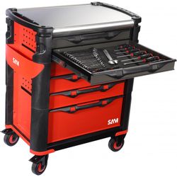 SAM - Gereedschapswagen 6 Laden En 200 Tools 416200mz   * Promo *