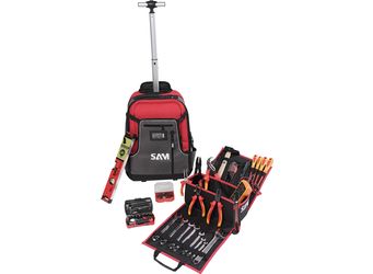 SAM - Rugzak Trolley 40 L - Samenstelling Elektricien 111 Tools