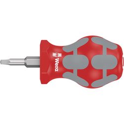 WERA - 368 Stubby schroevendraaier voor binnenvierkant-schroeven, # 1 x 25 mm