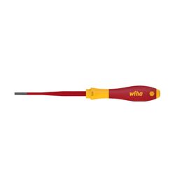 WIHA - Screwdriver Softfinish® Electric Slimfix Slotted 4,0 X 100 Mm